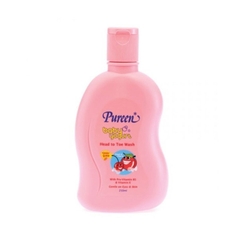 Sữa tắm gội Pureen toàn thân cho trẻ sơ sinh hương đào 250ml