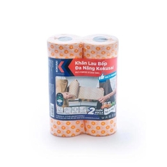 Set 2 cuộn Khăn lau bếp đa năng Kokusai 25x50cm
