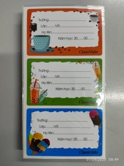 Nhãn vở travel CL-NT 205
