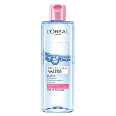 Nước tẩy trang Loreal 3in1 làm sạch và dưỡng ẩm 400ml Pháp