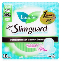 Băn vệ sinh Laurier Super Slimguard ban ngày không hương10M 22,5cm