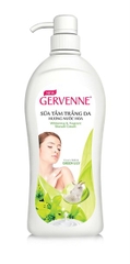 Sữa tắm trắng da Gervenne hương kiwi và bạch trà 450ml