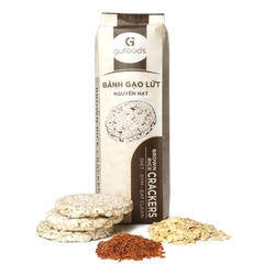 Bánh gạo lứt ăn kiêng vị yến mạch Gufood 170g