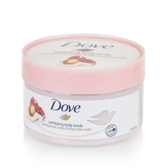Tẩy da chết DOVE Cream-Dusch-Peeling Lựu hồng 225ml Hà Lan