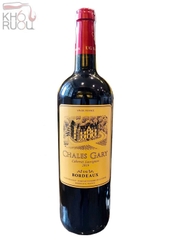 Rượu vang đỏ chát Chales Gary Pháp 13,5% 750ml