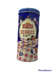 Bánh quế kem trái cây rừng Berries King Henry Indonesia 150g