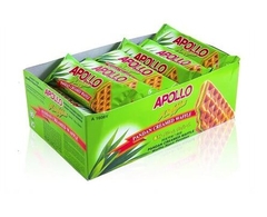 Bánh xốp Apollo Creamed Waffle vị lá dứa Malaysia 540g