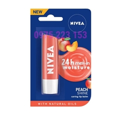 Son dưỡng Nivea hương Đào 4,8g Thái Lan