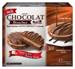 Bánh Bochee Lotte Chocolat vị socola 324g