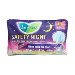 Băng vệ sinh ban đêm Laurier 35cm 4M