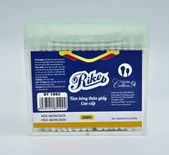 Bông tăm thân giấy cao cấp Riko 200U