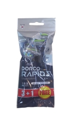 Set 3 +1 Free Dao cạo xanh 3 lưỡi Dorco 100BL