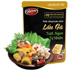 Nước dùng hoàn chỉnh lẩu gà Barona 140g