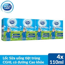 Sữa cao khỏe CGHL có đường 110ml*48