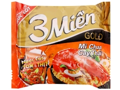 Mì 3 miền Gold chua cay thái 75g*32