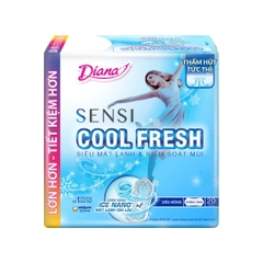 Băng vệ sinh Diana Sensi Cool Fresh siêu mỏng không cánh 20M