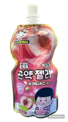 Thạch túi vị đào Konjac Malaysia 130g