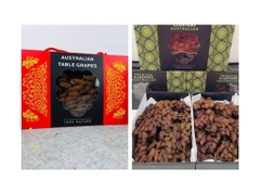 Nho khô nguyên cành Thompson Plus Úc 1kg