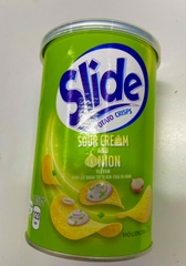 Snack khoai tây chiên vị kem chua và hành Slide 75g