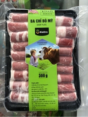 Ba chỉ bò Mỹ Kiaora 300g