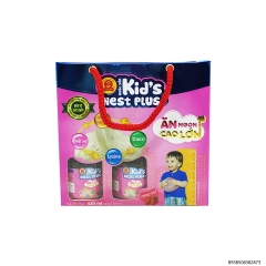 Lốc 6 lọ Yến nước Kid's Nest Plus hương dâu 420ml (6 lọ*70ml)