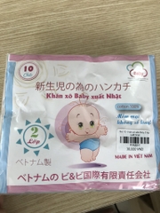 Set 10 Khăn xô sữa Baby 2 lớp xuất Nhật