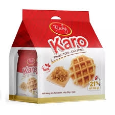 Bánh trứng tươi chà bông Karo 156g