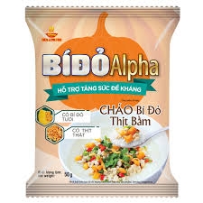 Cháo bí đỏ Alpha thịt bằm 50g