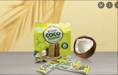 Bánh dừa nướng đậu xanh Top Coco vàng 170g