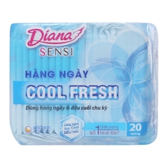 Băng vệ sinh hằng ngày Diana Sensi Cool Fresh 20M