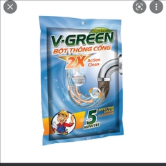 Bột thông cống 2X V-green 110g