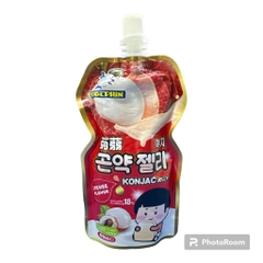 Thạch túi vị vải Konjac Malaysia 130g