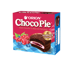 Bánh Chocopie Orion vị mâm xôi việt quất 360g