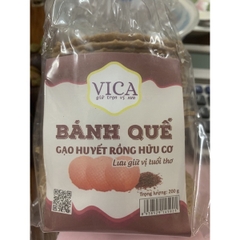 Bánh quế gạo huyết rồng hữu cơ Vica 200g