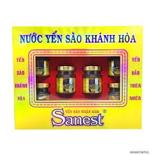 Nước yến hộp Nhân sâm Sanest 6*70ml