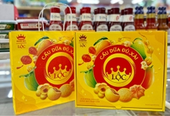 Bánh quy thập cẩm Lộc cầu dừa đủ xài  Kinh Đô 300g