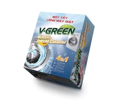 Bột tẩy lồng máy giặt V-Green 4in1 250g