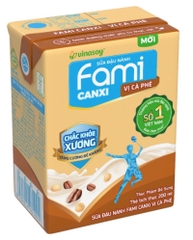 Sữa Fami canxi vị cà phê 200ml