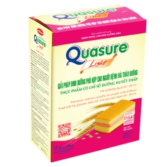Bánh bông lan kem hương dâu dành cho người bệnh đái tháo đường Quasurel Light laycake 126g
