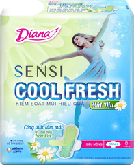 BVS Diana Sensi Cool Fresh hương hoa cúc mát dịu siêu mỏng cánh 8M