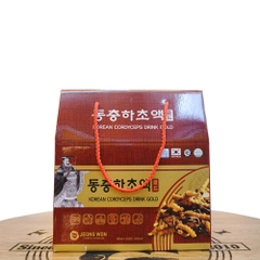 Nước hồng sâm đông trùng hạ thảo Jeong Won Hàn Quốc lẻ 80ml*20 gói