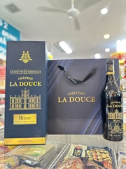 Rượu vang đỏ chát Château La Douce Pháp 14%vol 750ml ( có hộp, túi )