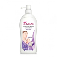 Sữa tắm trắng da Gervenne Purple Lily 900g