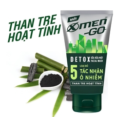 Sữa rửa mặt Xmen Go Detox than hoạt tính 100g