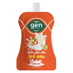 Nước yến sữa trẻ em hương đào, vali Gennest 105ml