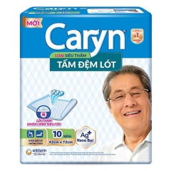 Tấm đệm lót Caryn siêu thấm 42*72cm size L 10 miếng