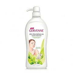 Sữa tắm trắng da Gervenne green Lily 900g