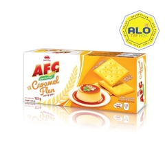 Bánh Cracker AFC Vị Caramel Flan Hộp 125g