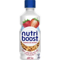 Nutriboost hương dâu với yến mạch 297ml