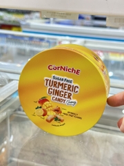 Kẹo gừng nghệ không đường hỗn hợp CorNiche Indonesia 70g